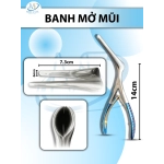 Banh mở mũi chất lượng cao Dài 14cm, đầu D7.3cm R6mm