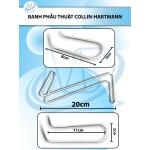 Banh phẫu thuật Collin-Hartmann Dài 20cm, đầu R3cm dài D11 ngắn D8cm