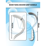 Banh tạng Deaver Grip handle Dài 30cm D16.5cm R3.8cm