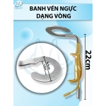 Banh vén ngực dạng vòng Dài 22cm Rộng lớn 8,5cm rộng nhỏ 4,8cm