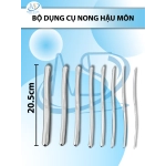 Bộ dụng cụ nong hậu môn, nong tử cung Dài 20.5cm 7 chi tiết
