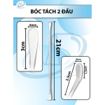 Bóc tách 2 đầu Dài 21cm đầu thẳng D3cm R8mm đầu cong D2.5cm Dài cong 1.3cm R8mm