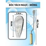 Bóc tách ngực mông Dài 40.7cm thân hạ 22.5cm đầu D6cm R2.9cm