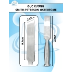 Đục xương Smith Peterson Osteotome 20cm D9.7cm R2.5cm nặng 274g