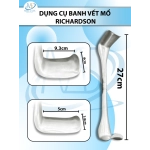 Dụng cụ banh vết mổ Richardson 2 đầu Dài 27cm Dài (D9.3cm R4cm) ngắn (D5cm R3.8cm)