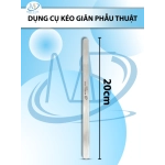 Dụng cụ kéo giãn phẫu thuật malleable (malleable retractor) Dài 20cm R0.9cm, làm từ thép không gỉ mềm dẻo có thể tái sử dụng