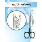 Kéo cắt chỉ 11.7cm cong supercut