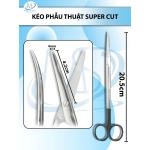 kéo phẫu thuật Super Cut Mayo 20.5cm cong d4.2cm r4mm