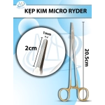 Kẹp kim Micro Ryder Dài 20,5cm kẹp D2 R1mm