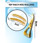 Kẹp mạch máu bulldog 8cm Cong, Dài 8cm r2 kẹp 3cm