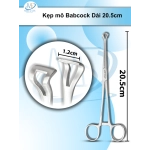 Kẹp mô Babcock (Babcock tissue holding forceps) Dài 20.5cm D1.2cm