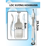 Lóc xương Hohmann Dài 29,5cm đầu dài 8cm rộng bự 2,5cm nhỏ 3mm