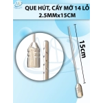 Que hút mỡ cấy 14 lỗ, que hút lỗ sắc bén cắt mỡ tốt 3,5mmx15cm