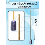 Que hút mỡ cấy 20 lỗ, lỗ sắc bén cắt mỡ tốt 3mmx20cm, lỗ 1x1mm