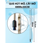 Que hút mỡ, cấy mỡ 4mm x 30cm 3 lỗ D6mm R4mm dài 32,5cm