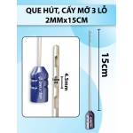 Que hút mỡ , kim hút mỡ 3 lỗ 2mmx15cm, 3ỗ D4,5xR1