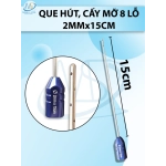 Que tiêm, kim hút mỡ cấy 8 lỗ 2mmx15cm