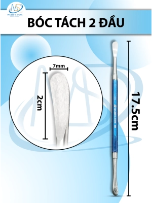 Bóc tách 2 đầu 17.5cm, đầu d2cm r7mm