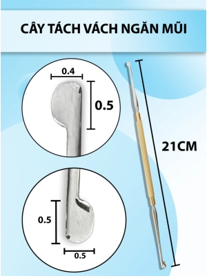 Cây gọt sụn, cây tách vách ngăn mũi dùng trong phẫu thuật nâng mũi