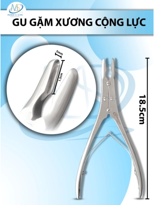 Gu gặm xương cộng lực cong Dài 18.5cm, đầu D1.5cm R5mm