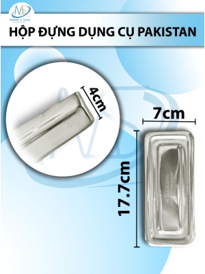 Hộp đựng dụng cụ pakistan Nhỏ (D17,7 R7,8 C4 )