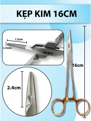 Kẹp kim 16cm, pen kẹp kim, kìm mang kim