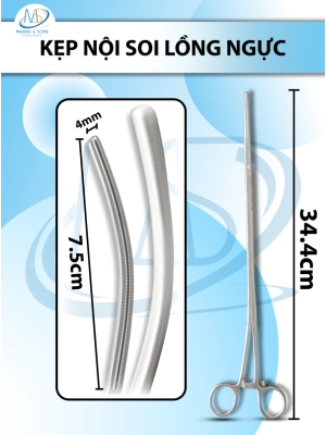 Kẹp nội soi lồng ngực 35cm, 34.4cm, 36.5cm, 36cm