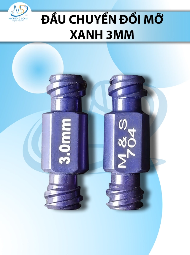Curret nạo ổ xương Dài 17cm đầu dài (d1.8cm r7mm) đầu nhỏ (d1cm r7mm)