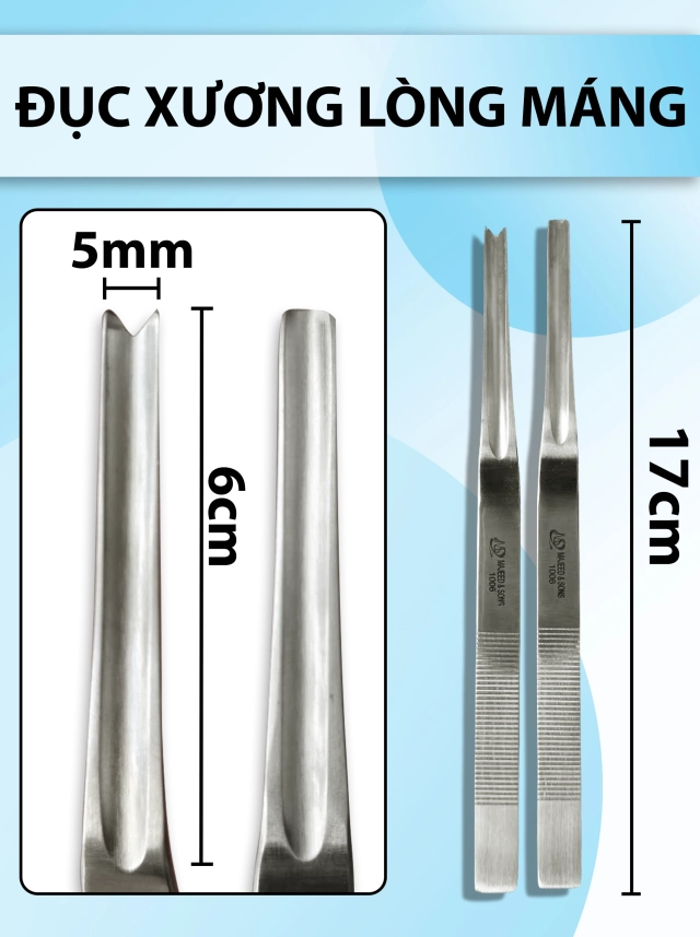 Kẹp nặn tuyến Meibomian 11.2cm, ĐẦU VUÔNG d6mm r3mm