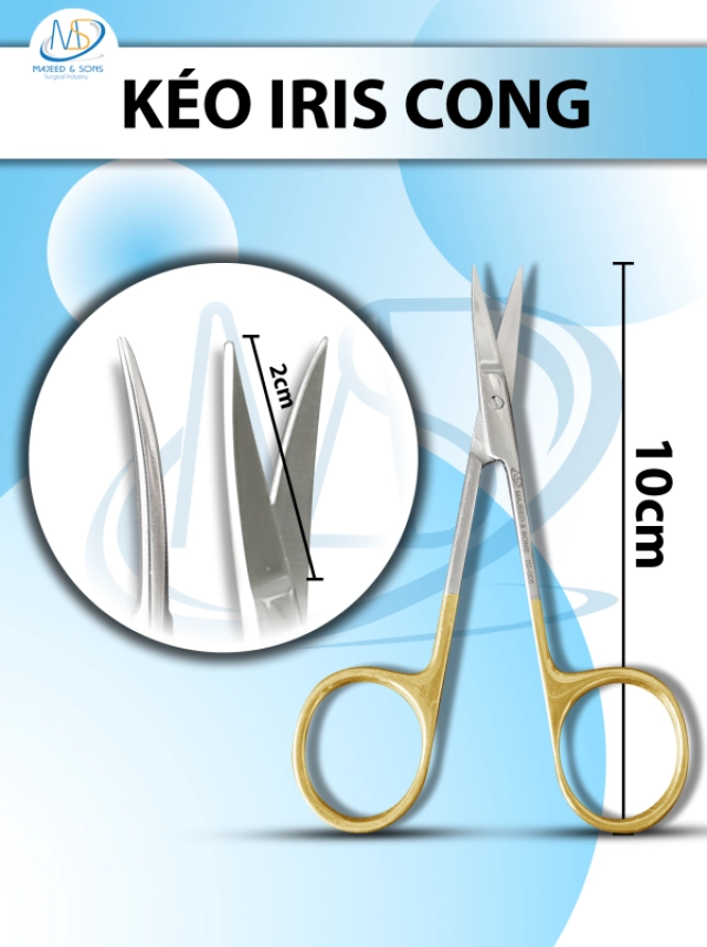 Đục xương (osteotome) 24cm lòng máng thẳng, đầu D6.5cm R1.2cm 204g
