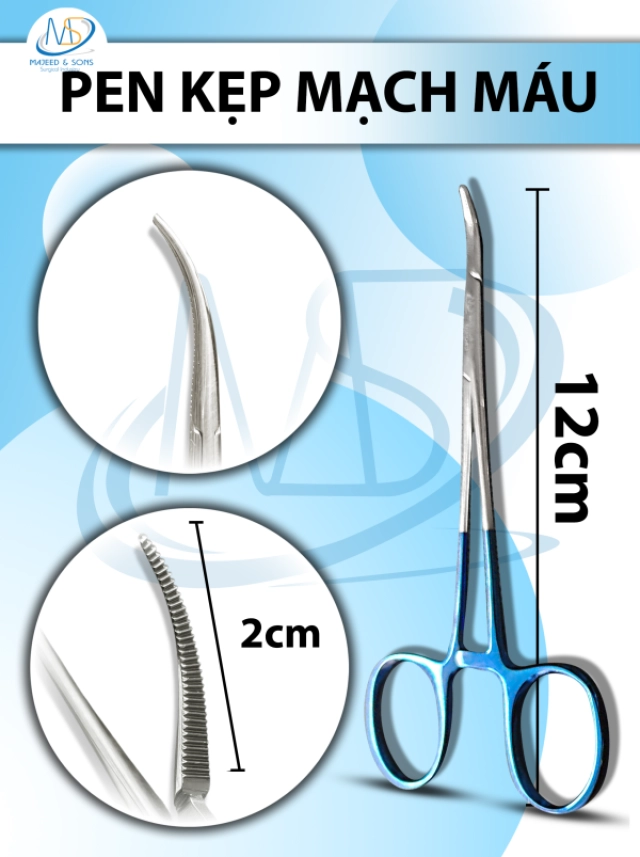 Nhíp y tế đầu siêu nhỏ set 3 cây( dài 9cm D1.2cm ) 2 ( dài 9cm D1.3cm ) 3( dài 9cm D1.4cm)