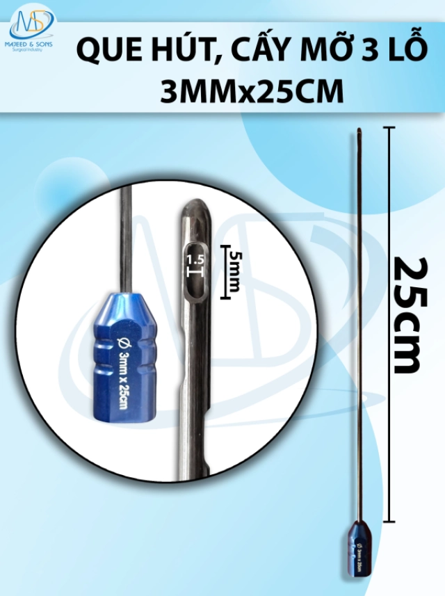 Mài xương 2 đầu Dài 21.7cm d4cm r1cm