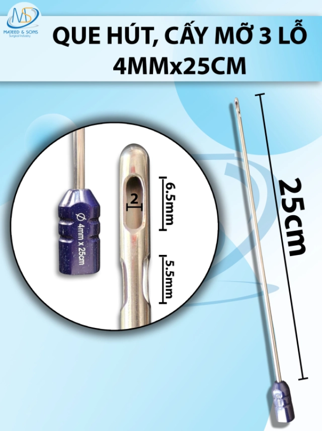 Lóc xương hohmann Dài 16.6cm d3.8cm dmin 1cm r2mm