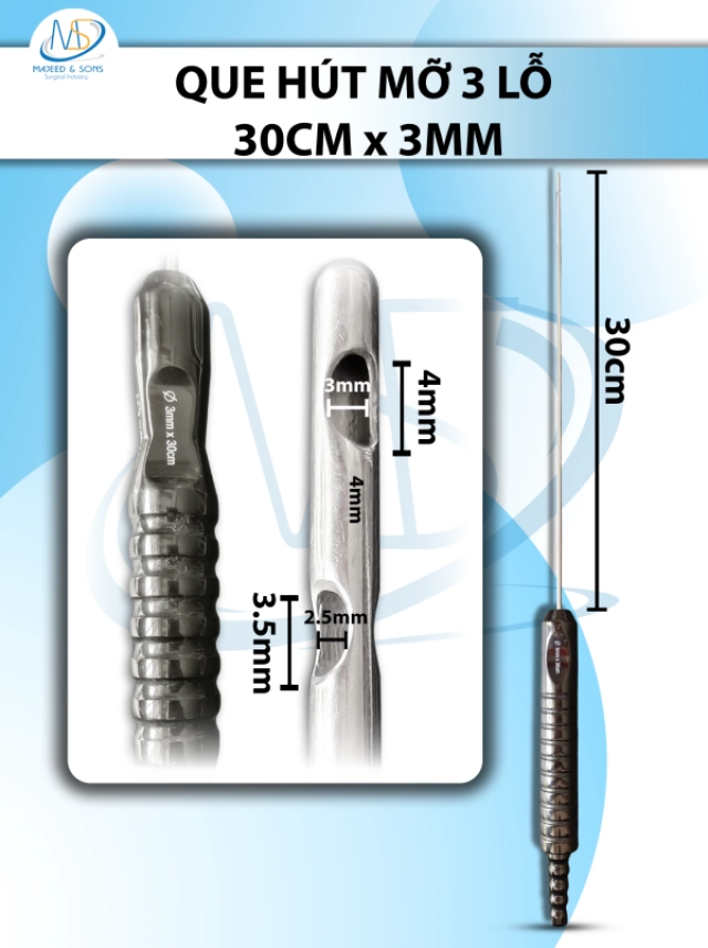 Bồ cào đôi 15x0,3cm, móc đôi móc mí mắt, móc phẫu thuật thẩm mỹ