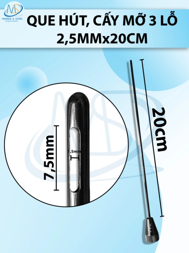 Móc da Gillies Dài 16.5cm R3mm