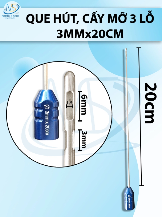 Dụng cụ đo cổ tử cung Dài 30.8cm phần đo D25cm