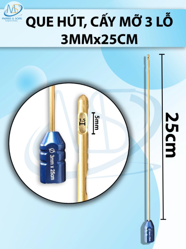 Dụng cụ banh vết mổ Richardson 24cm 1 đầu D3.2cm R1.7cm